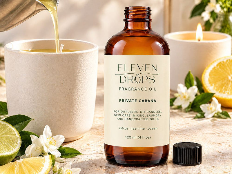 Private Cabana fragrance oil used around the home