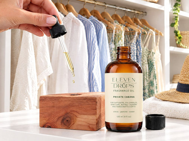 Private Cabana fragrance oil used around the home