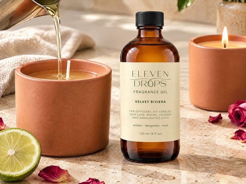 Velvet Riviera fragrance oil used around the home