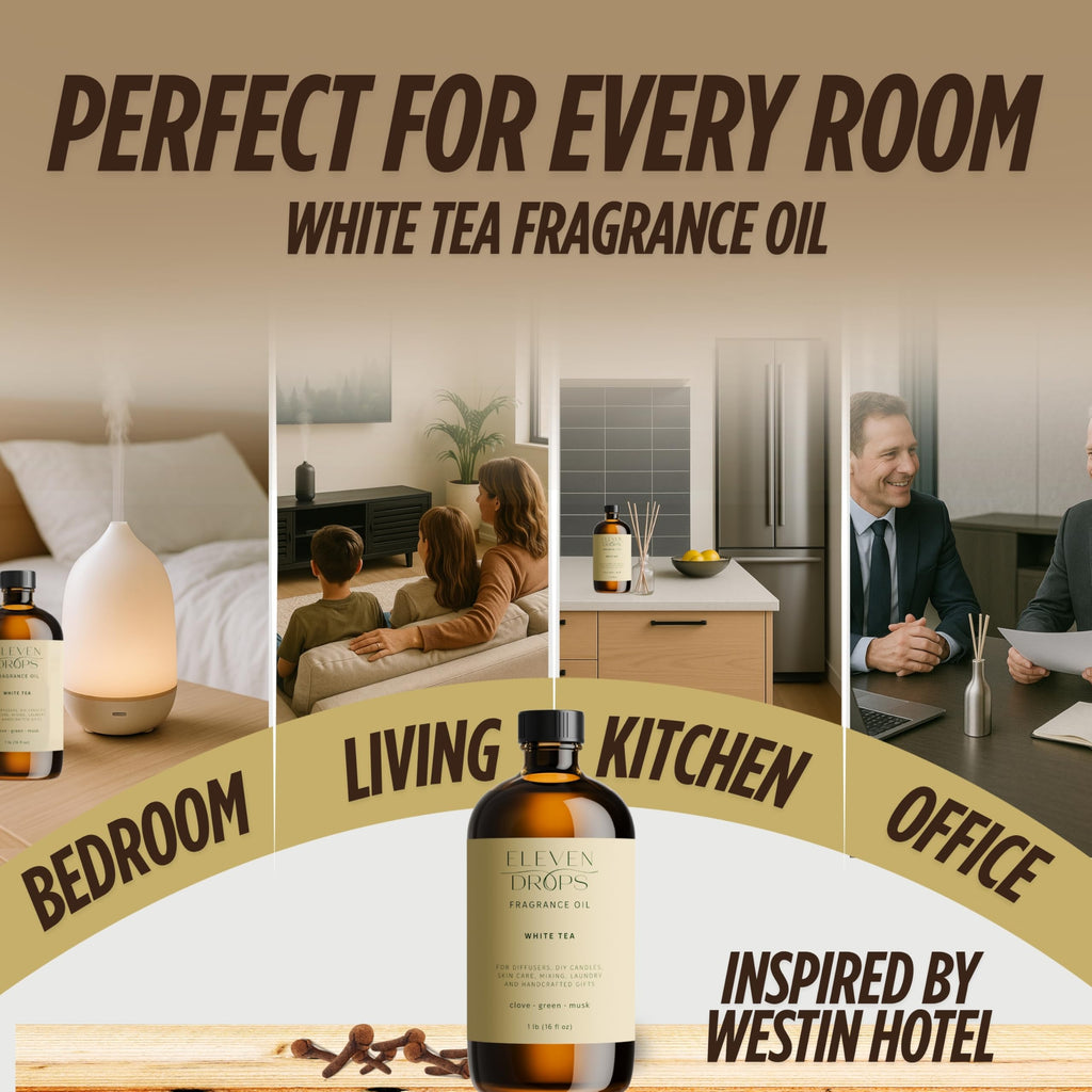 Eleven Drops White Tea Fragrance Oil