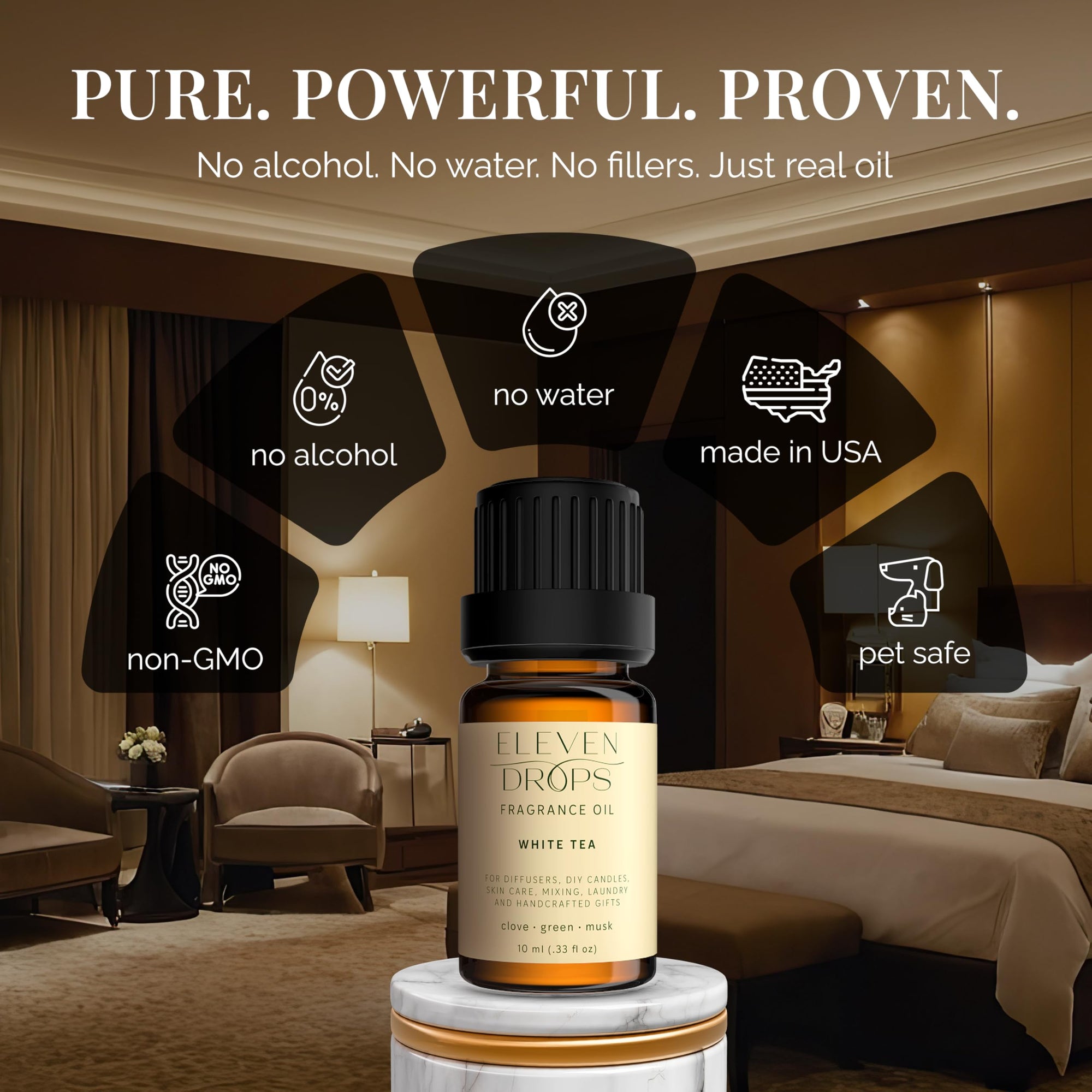 Eleven Drops White Tea Fragrance Oil
