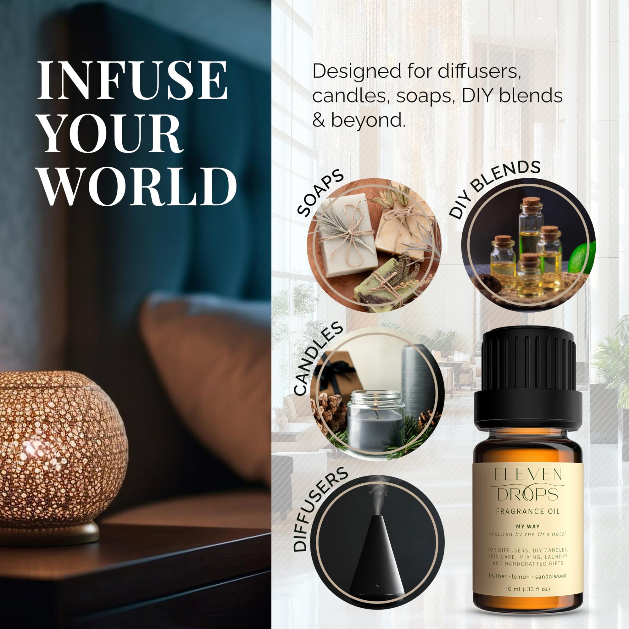 Eleven Drops My Way Diffuser Oil Inspired By The 1 Hotel