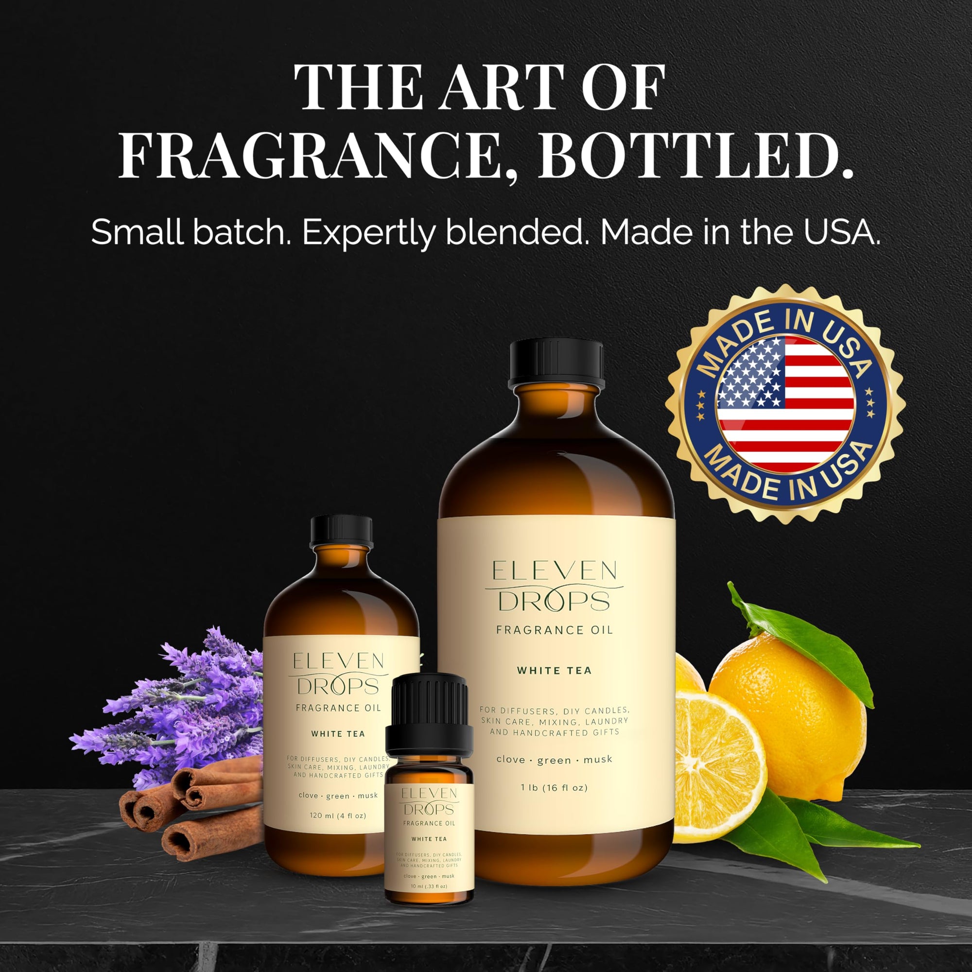 Eleven Drops White Tea Fragrance Oil