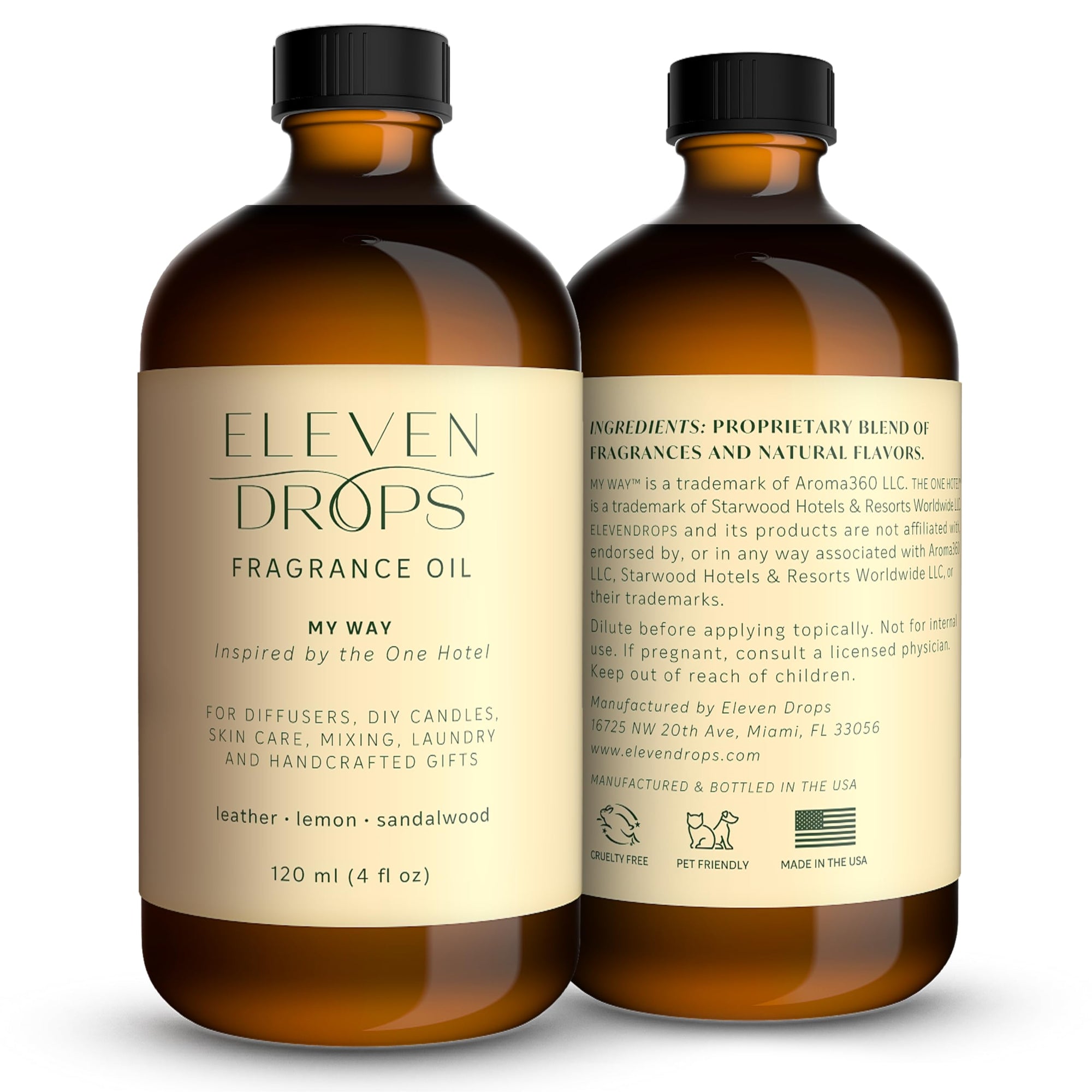Eleven Drops My Way Diffuser Oil Inspired By The 1 Hotel