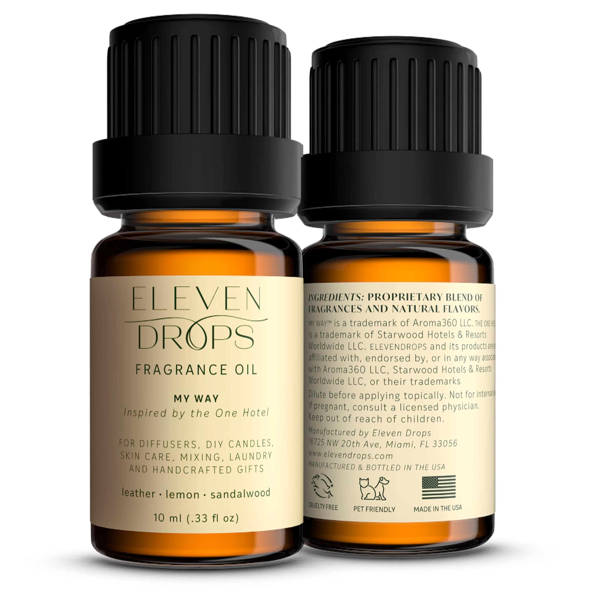 Eleven Drops My Way Diffuser Oil Inspired By The 1 Hotel