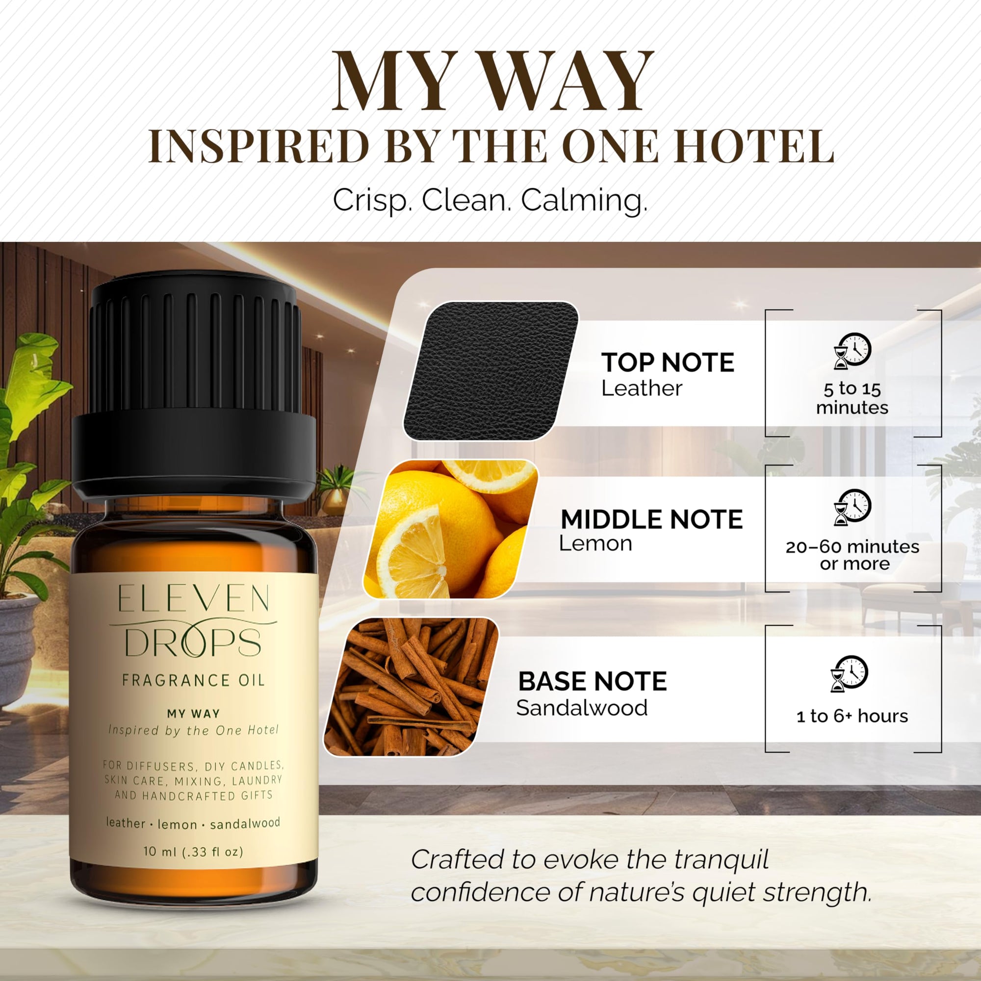 Eleven Drops My Way Diffuser Oil Inspired By The 1 Hotel