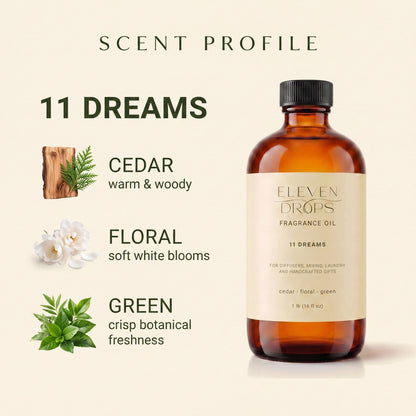 11 Dreams Diffuser Oil Premium Fragrance Oil Luxury in a Bottle
