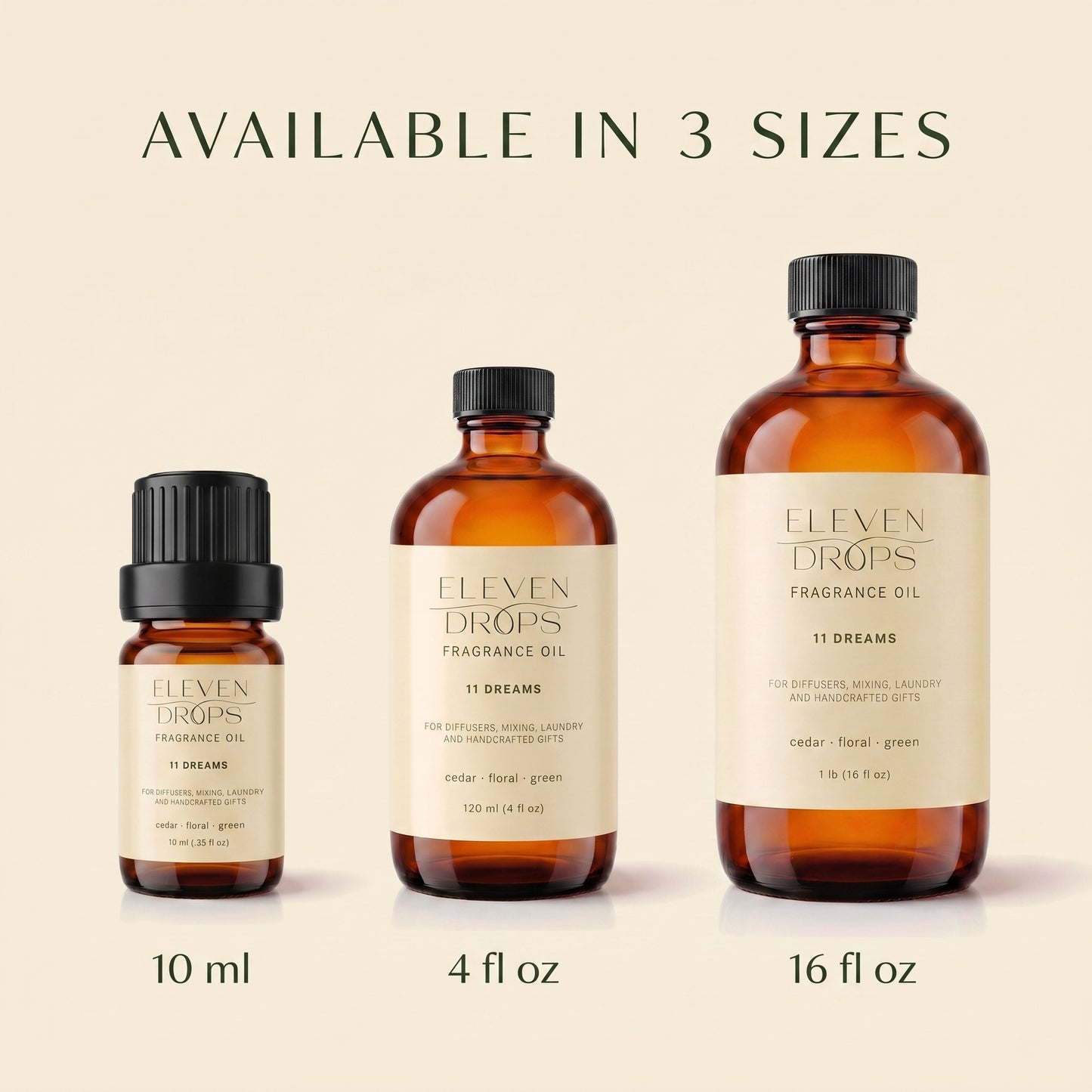 11 Dreams Diffuser Oil Premium Fragrance Oil Luxury in a Bottle