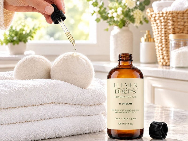 11 Dreams fragrance oil used around the home
