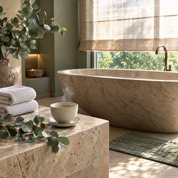 A calm spa corner