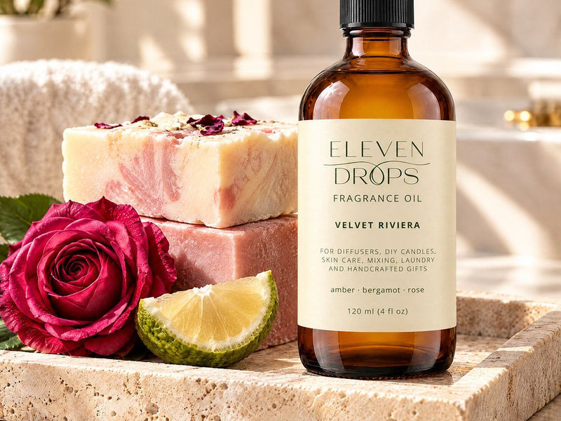 Velvet Riviera fragrance oil used around the home