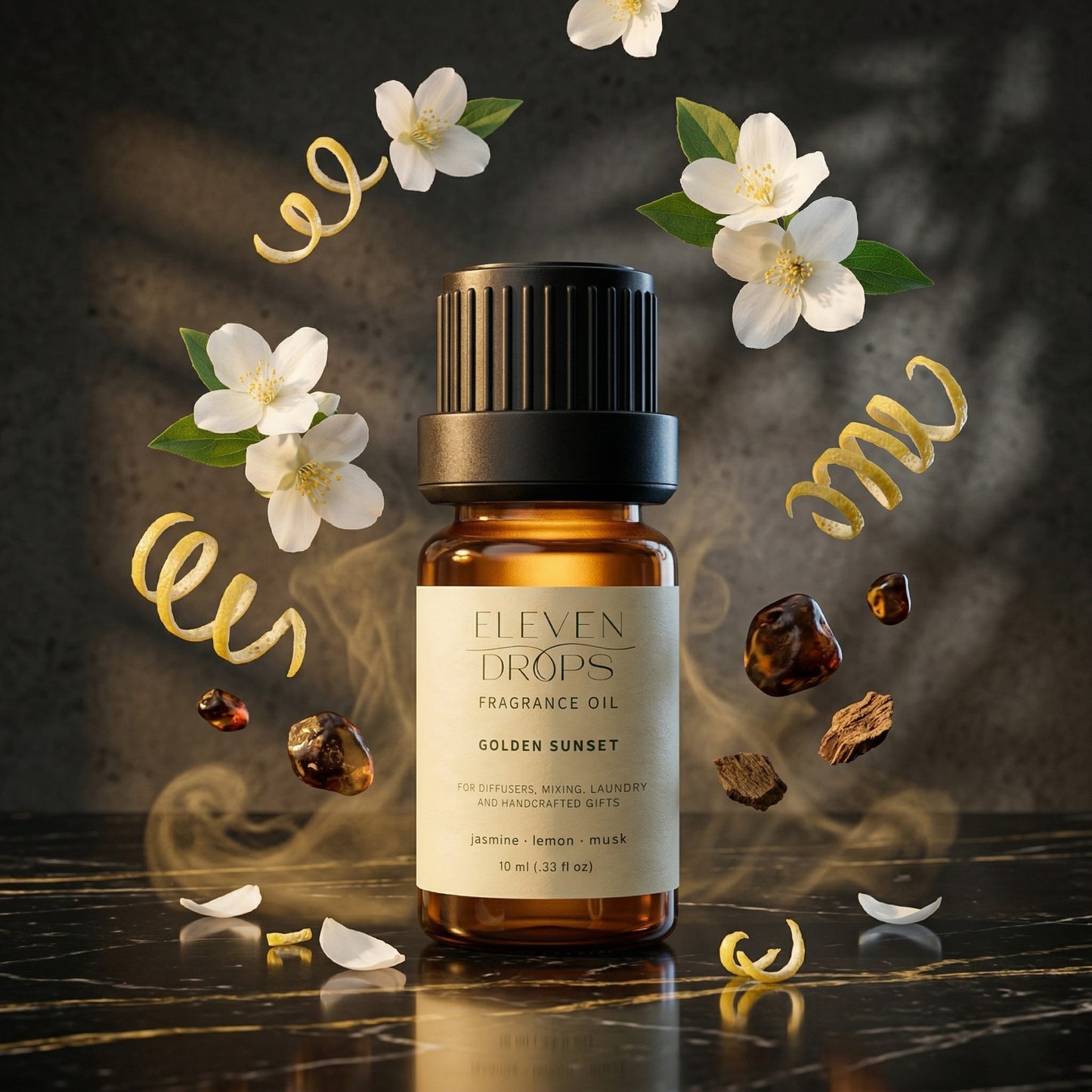 Golden Sunset Diffuser Oil – Premium Luxury Fragrance Oil