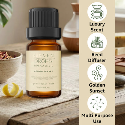 Golden Sunset Diffuser Oil – Premium Luxury Fragrance Oil