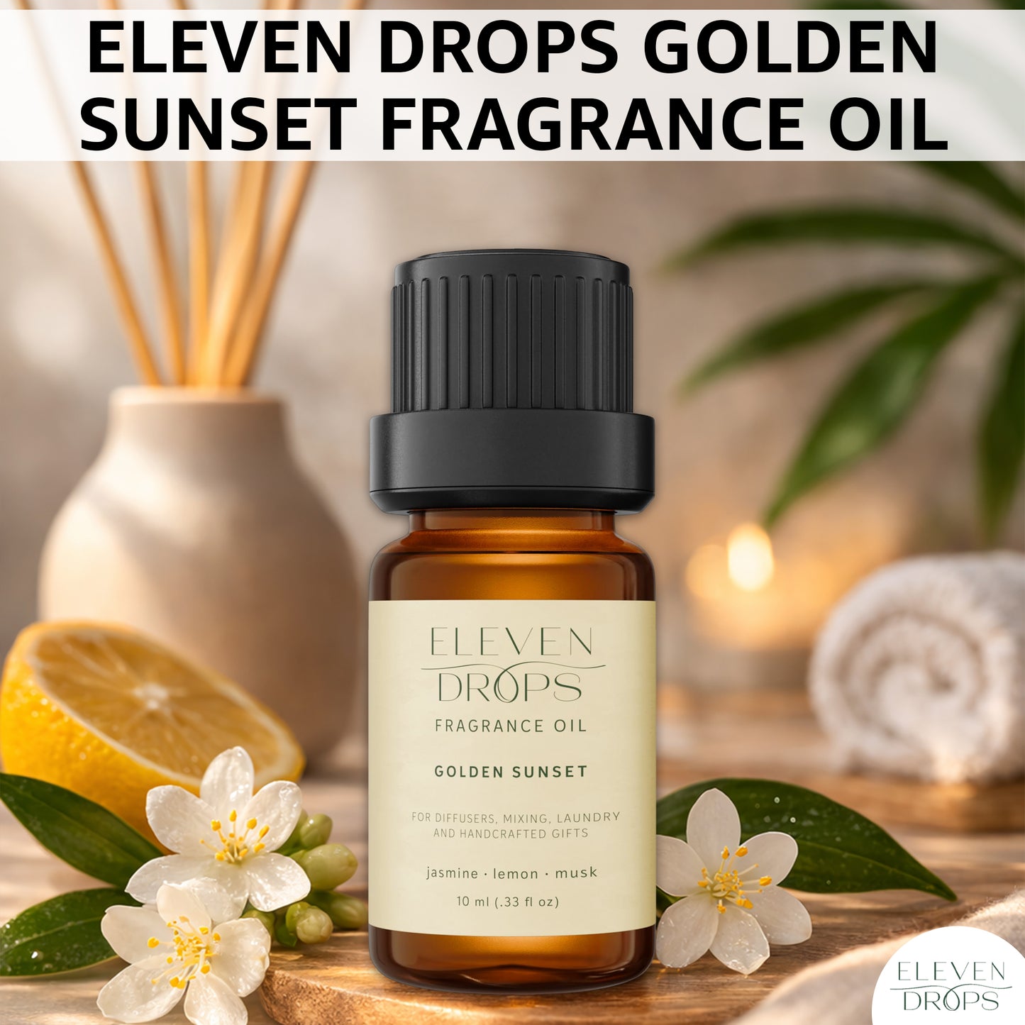 Golden Sunset Diffuser Oil – Premium Luxury Fragrance Oil
