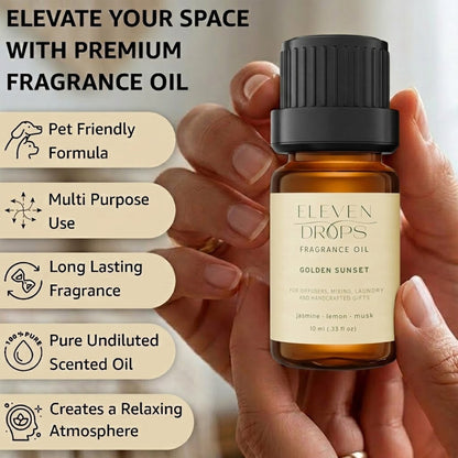 Golden Sunset Diffuser Oil – Premium Luxury Fragrance Oil