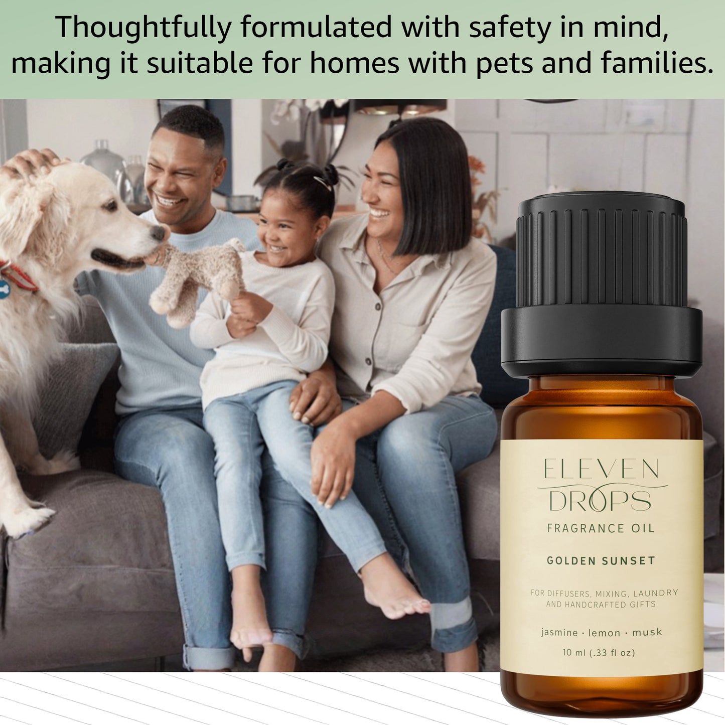 Golden Sunset Diffuser Oil – Premium Luxury Fragrance Oil