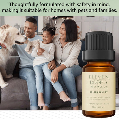 Golden Sunset Diffuser Oil – Premium Luxury Fragrance Oil